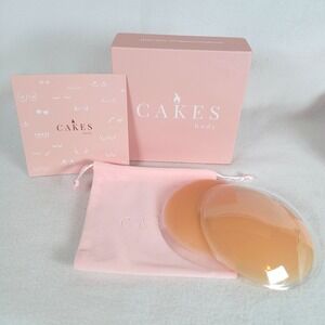 CAKES body Womens Nipple Covers Non-Adhesive Grippy Size OG Honey